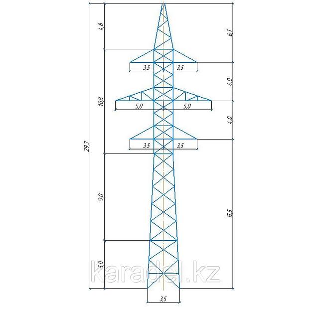 Анкерно-угловая опора УС110-6 фото 1