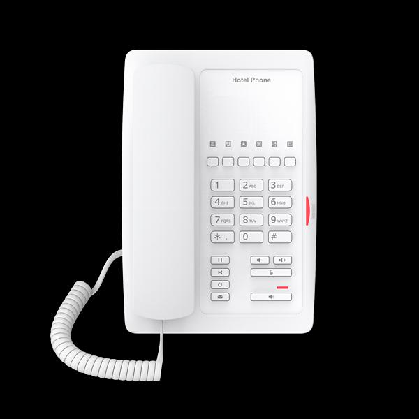 Fanvil Гостиничный IP телефон белый, 2 порта 10/100 Мбит, PoE, сменные панели логотипов, без дисплея,wi-fi (H3W white) фото 2