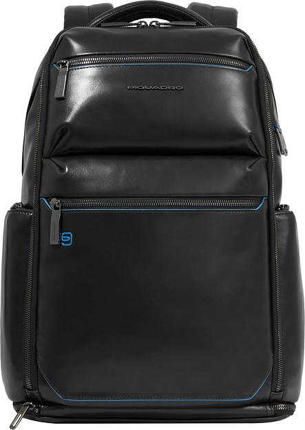 Рюкзак мужской Piquadro Blue Square CA6592B2BM/N черный кожа фото 1