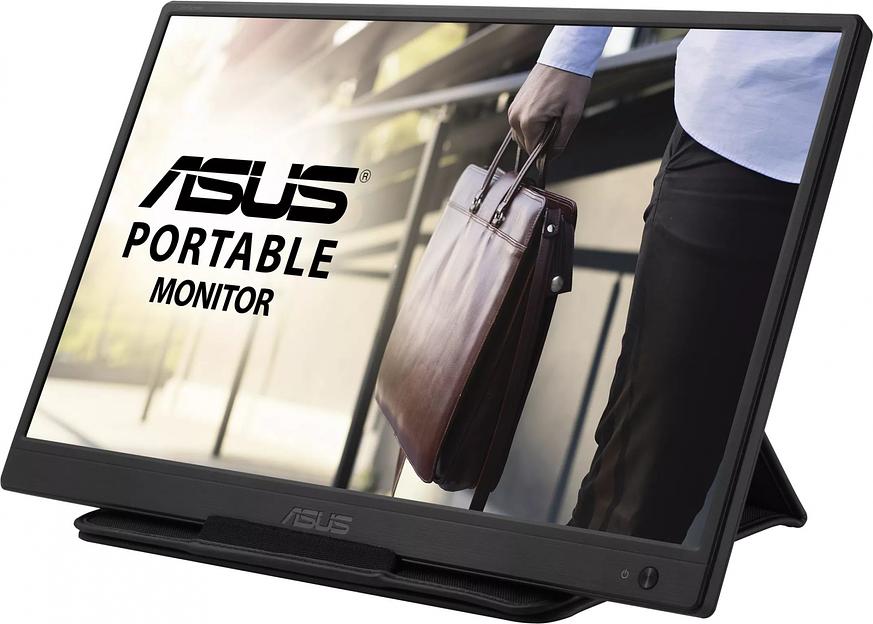Монитор Asus 15.6" Portable MB165B черный IPS LED 10ms 16:9 M/M матовая 500:1 220cd 90гр/65гр 1366x768 USB Touch фото 2