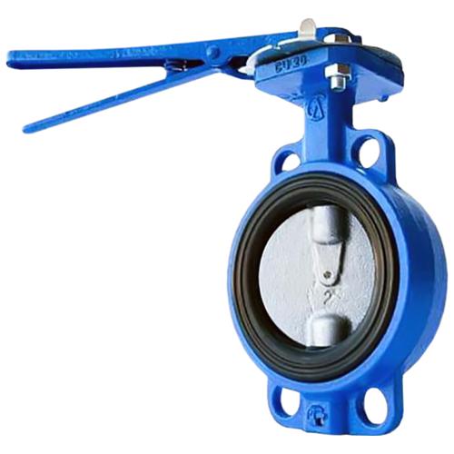 Затвор дисковый межфланцевый чугунный DN125 (5"), PN16 фото 1