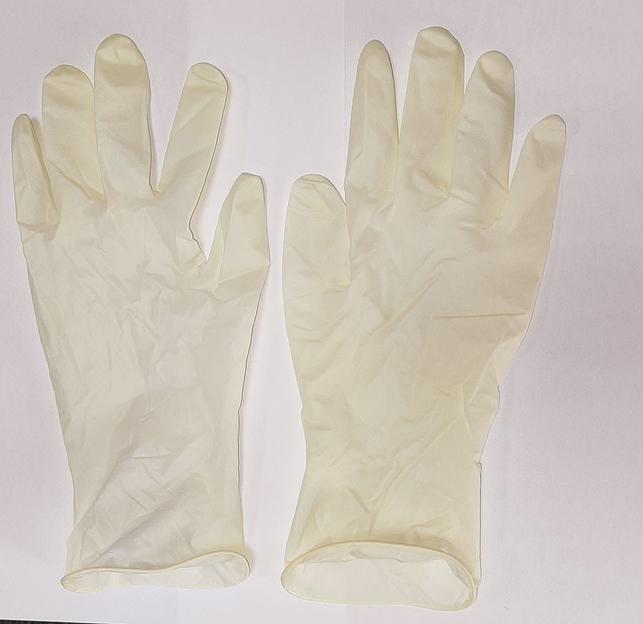 Перчатки латексные медицинские смотровые нестерильные неопудренные одноразовые размер M, 100 шт. фото 1