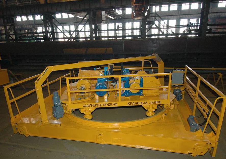 Кран мостовой c гибким подвесом траверсы и вращающейся тележкой фото 2