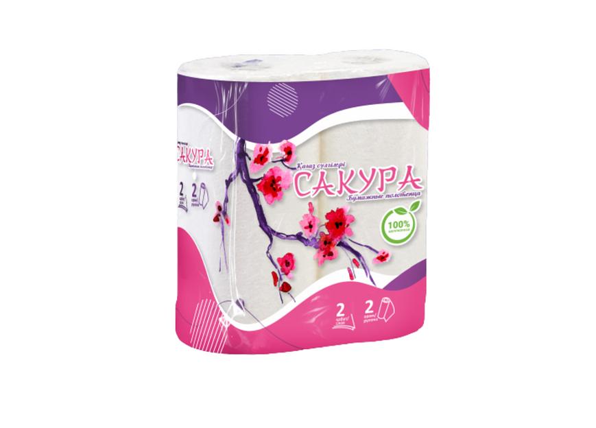 Бумажные полотенца Lucrum star «Сакура» фото 1