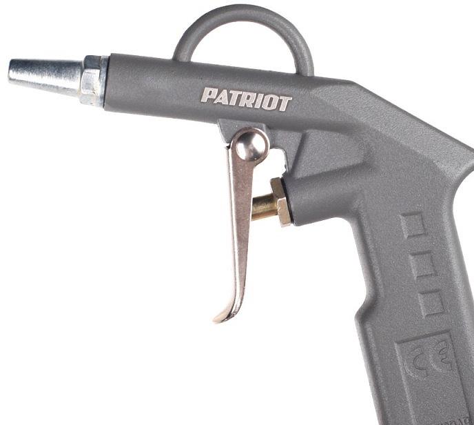 Пистолет продувочный для пневмоинструмента Patriot GH 60A 400л/мин серый фото 4