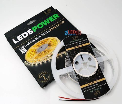Светодиодная лента LP 2835/176-24V (2700-3200К) IP20 LUX, 5м фото 4