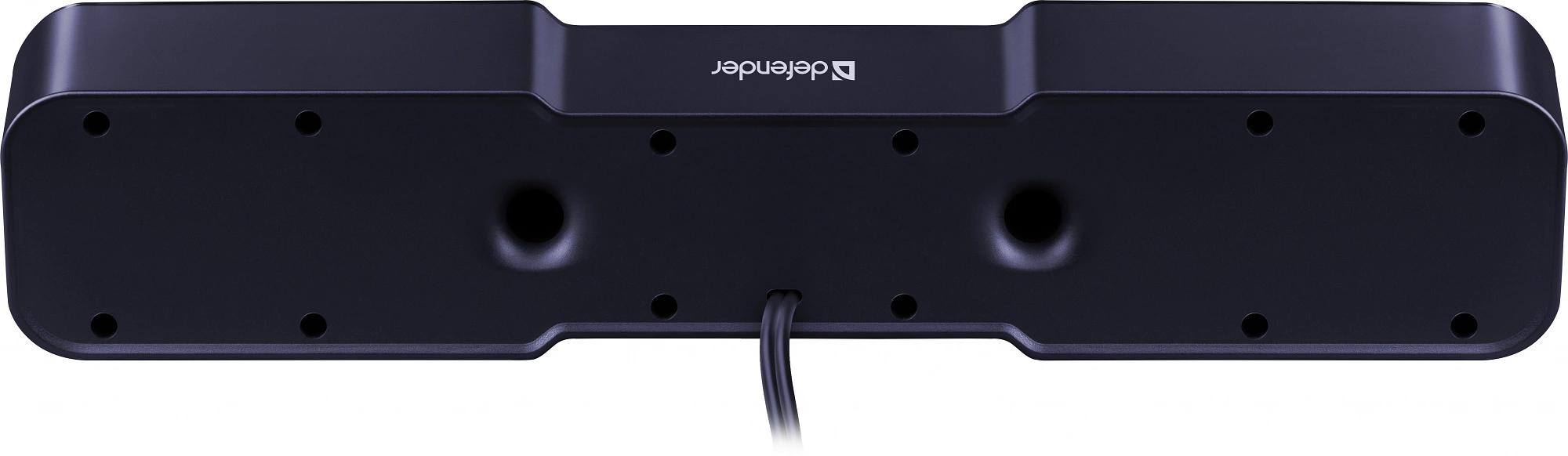 Саундбар Defender Z12 2.0 черный 6Вт фото 5