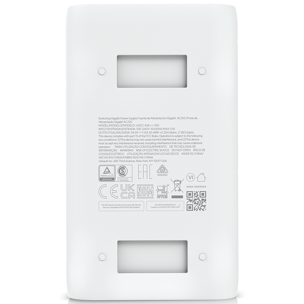 Блок питания для сетевого устройства Ubiquiti PoE-54-60W-10G 802.3bt фото 7