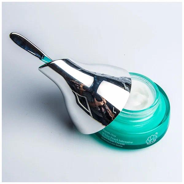 Питательный крем для лица с экстрактом жемчуга FARM STAY White Pearl Intensive Nutrition Cream ОПТ фото 2