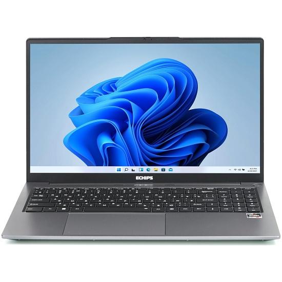 Ноутбук Echips Atlant 15.6"(1920x1080 IPS (матовый))/AMD Ryzen 5 7430U(2.3Ghz)/16384Mb/512SSDGb/noDVD/Int:AMD Radeon Vega 7/Cam/BT/WiFi/54.7WHr/war 1y/1.8kg/Silver/Win11Home фото 1