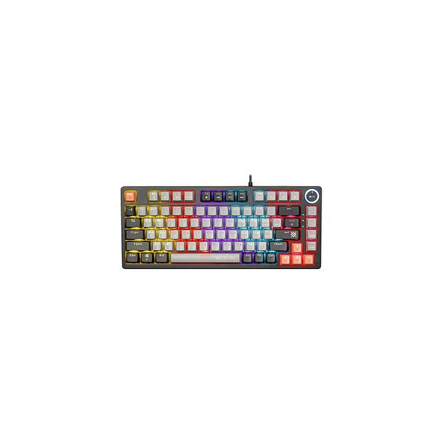 Клавиатура Defender Wildfire GK-213, USB, серый + черный [45214] фото 1