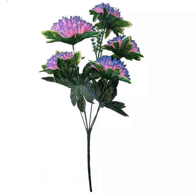 Букет с шафранами на 5 голов 53см 282-490 фото 4