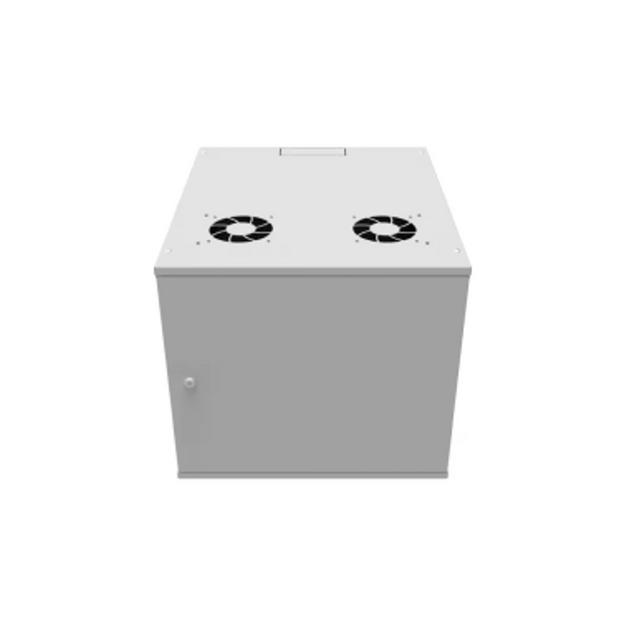 Шкаф телекоммуникационный настенный 9U, 523х600х465мм серия LITE (металлическая дверь) фото 2