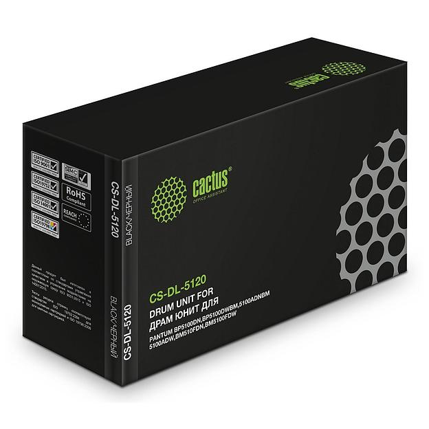 Блок фотобарабана Cactus CS-DL-5120 DL-5120/DL-5120P черный ч/б:30000стр. для BM5100ADN/BM5100ADW/BM5100FDN/BM5100FDW/BP5100DN/BP5100DW Pantum фото 1