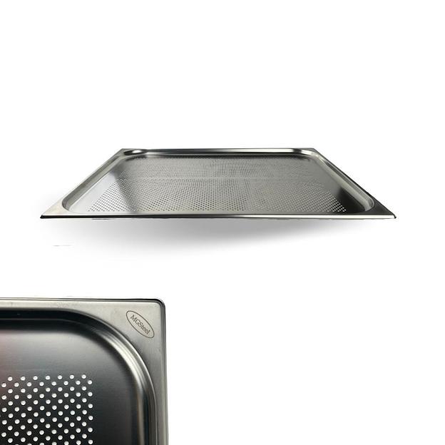 Гастроемкость 2/1  h=20 мм. 6,5 л. нерж. перфорир. d=4 мм. MGsteel /1/6/ фото 1