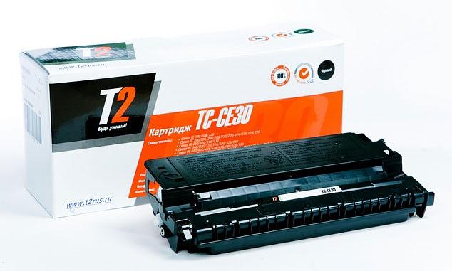 Картридж лазерный T2 E-30 TC-CE30 E30 черный (4000стр.) для Canon FC108/128/206/208/210/220/228/230/310 фото 1
