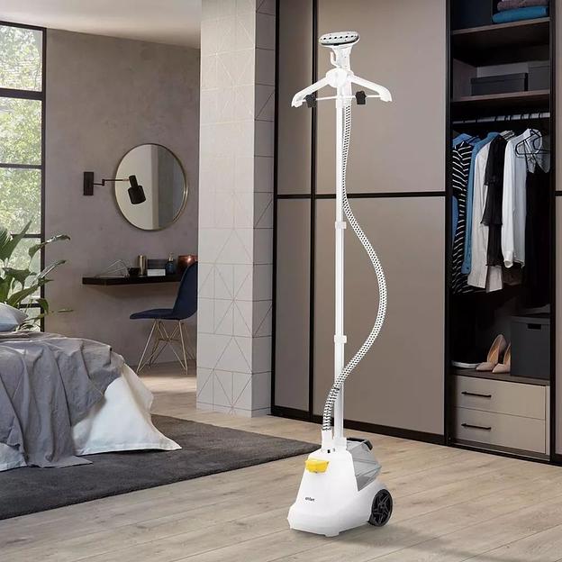 Отпариватель напольный Kitfort КТ-9155 2200Вт белый/черный фото 10