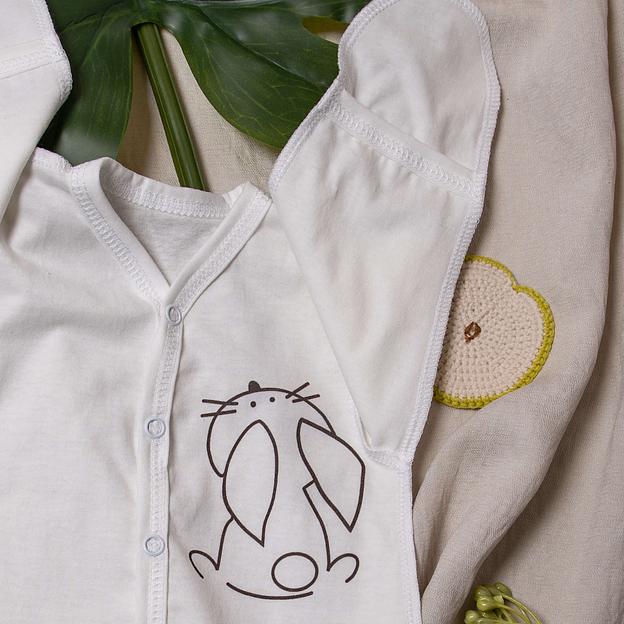 №412 Комплект на выписку «Милый зайчонок» ОПТ фото 3