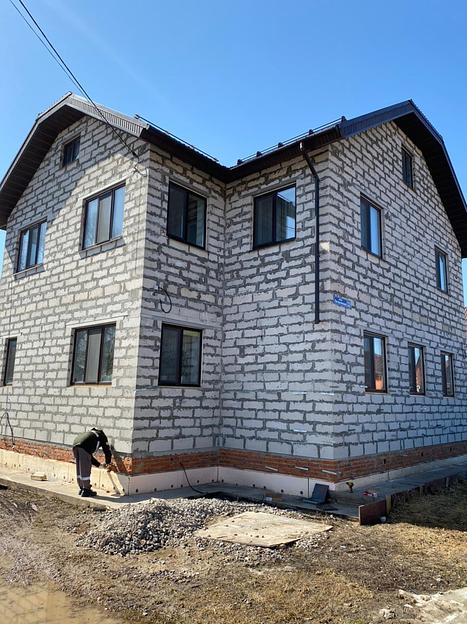 Металлический сайдинг «Евробрус с тиснением» цвет Printech CEDAR 3D фото 4