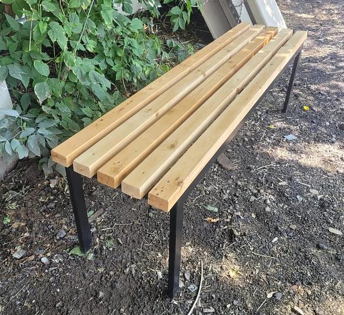 Скамья без спинки, под заказ фото 1