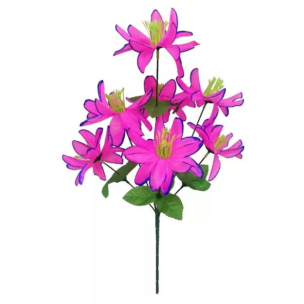 Букет лотосов 7 голов 47см 350-537 фото 4