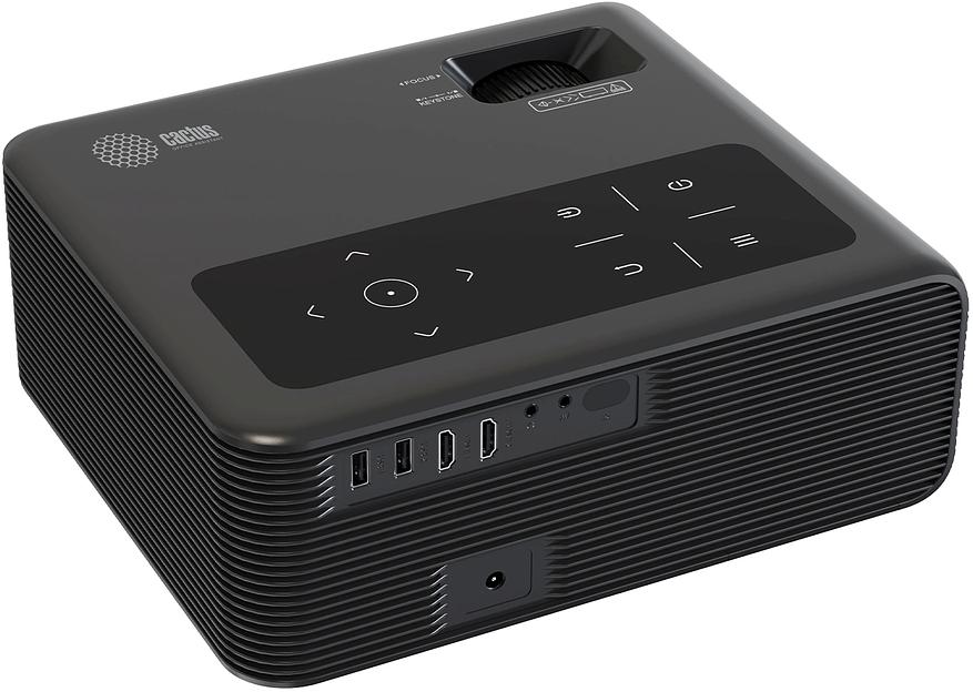Проектор Cactus CS-PRM.01B.Full HD-A LCD 19000Lm LS 700Lm ANSI (1920x1080) 2500:1 ресурс лампы:50000часов 2xUSB typeA 2xHDMI 1.8кг фото 2