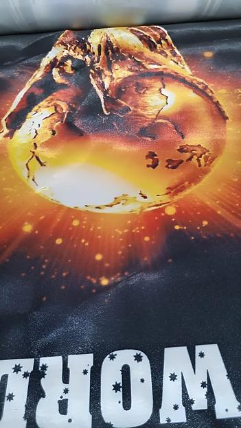 Печать на ткани атлас/габардин/флажная сетка ОПТ фото 3