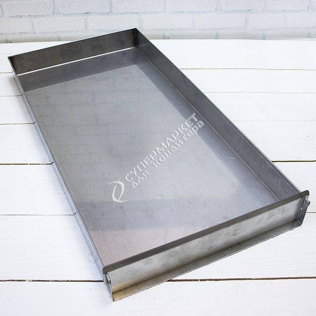 Противень 400х400 мм высота 50 мм толщина 1 мм съемный борт нержавеющая сталь фото 2