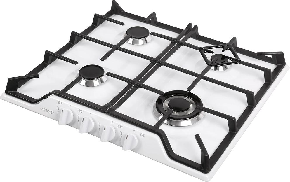Газовая варочная поверхность Gefest ПВГ 1212-02 белый фото 2