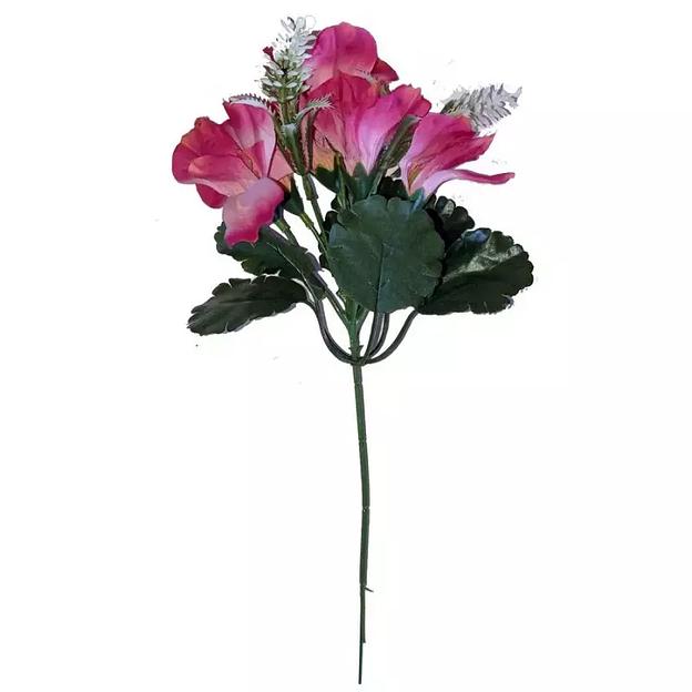 Букет Альстромерии (6 цветков и 2 веточки) 4м071 30см фото 3