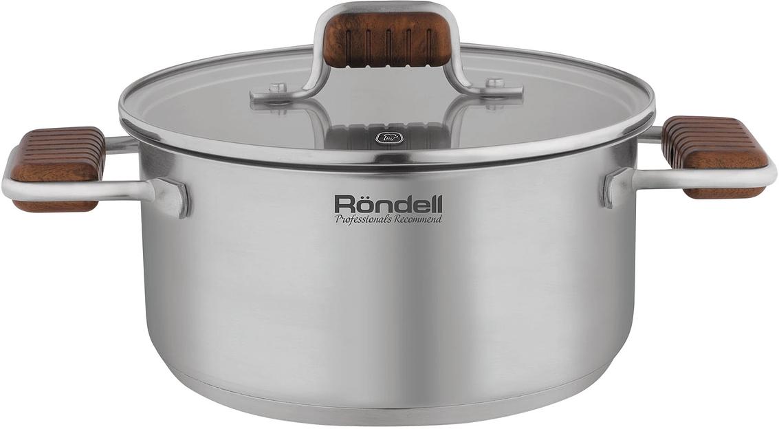 Кастрюля Rondell Fjord RDS-1791 3.2л. d=20см (без крышки) стальной фото 1