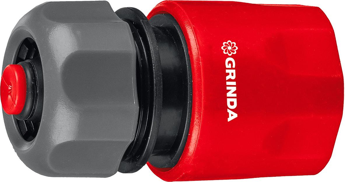 GRINDA GC-12A, 1/2″, с автостопом, для шланга, быстросъемный соединитель (8-426329) фото 1