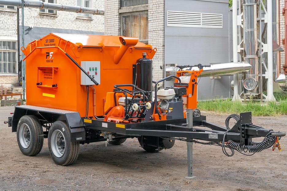 Термос-бункер ST-3000 на прицепе грузоподъемностью 4 тонны фото 4