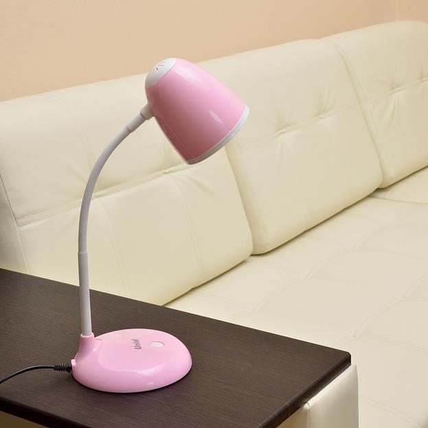 Светильник настольный, 60W. Е27. TLI-228 PINK E27 Механический выключатель. Розовый. фото 2