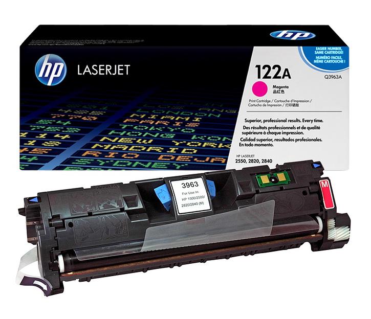 Картридж лазерный HP Q3963A пурпурный (4000стр.) для HP 2820/2840/2550L/2550Ln/2550n фото 1