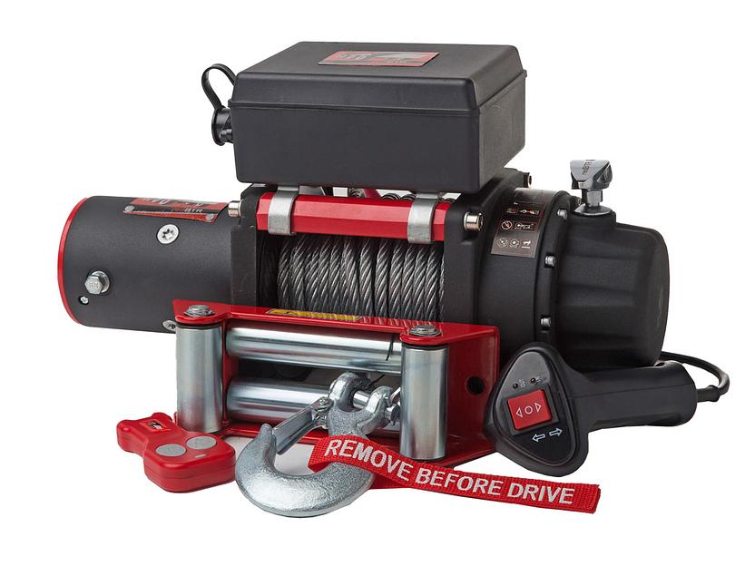 Лебедка автомобильная 12В 6000 lbs стальная ОПТ фото 10