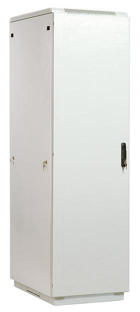 Шкаф коммутационный ЦМО (ШТК-М-42.6.10-3ААА) напольный 42U 600x1020мм пер.дв.металл задн.дв.стал.лист 2 бок.пан. направл.под закл.гайки 550кг серый 855мм 115.3кг 180град. 2030мм фото 1