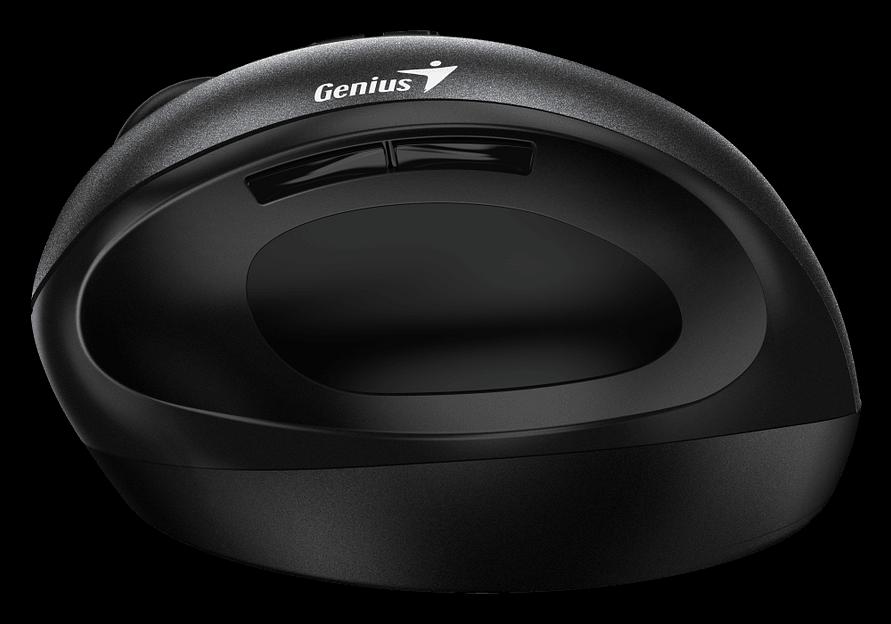 Мышь беспроводная Ergo 8300S черная (black), вертикальная эргономичная бесшумная мышь с подставкой для большого пальца фото 2