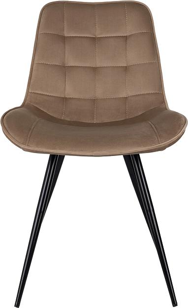 Стул для дома Бюрократ CH-K2_2 комплект 2шт св.коричневый Holland 65 металл черный на ножках (CH-K2_1/HL65_2) фото 4