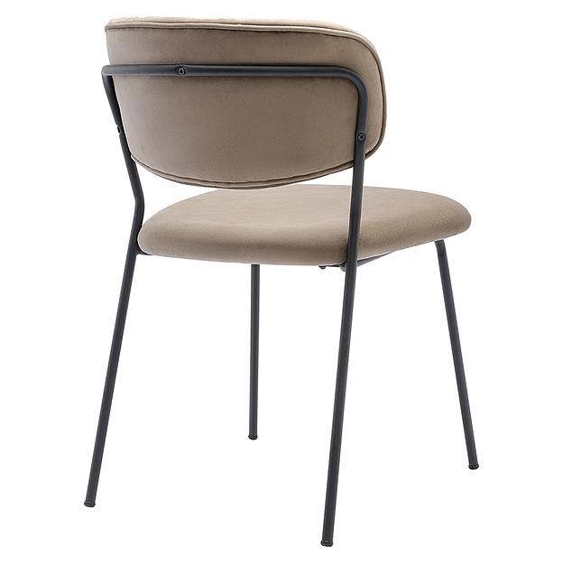 Стул Eirill, велюр, светло-коричневый фото 4