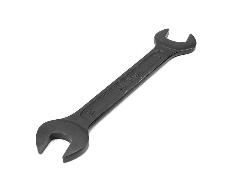 Ключ гаеч. рожковый двуст.  19x24 оксид. SIT с поверкой фото 2