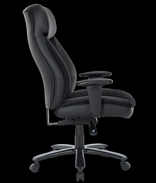 Офисное кресло Chairman CH414 экокожа/ткань, черный (7145955) фото 3