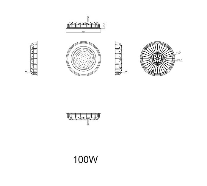 Светильник светодиодный подвесной SPP-402-0-50K-100 IP65 100Вт 10000Лм 5000К Кп<2% КСС Д DOB | Б0046668 | ЭРА фото 5