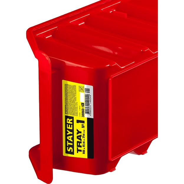 STAYER TRAY-1, 1.4 л, 160 х 115 х 75 мм, лоток для хранения №1 (38060-1) фото 4
