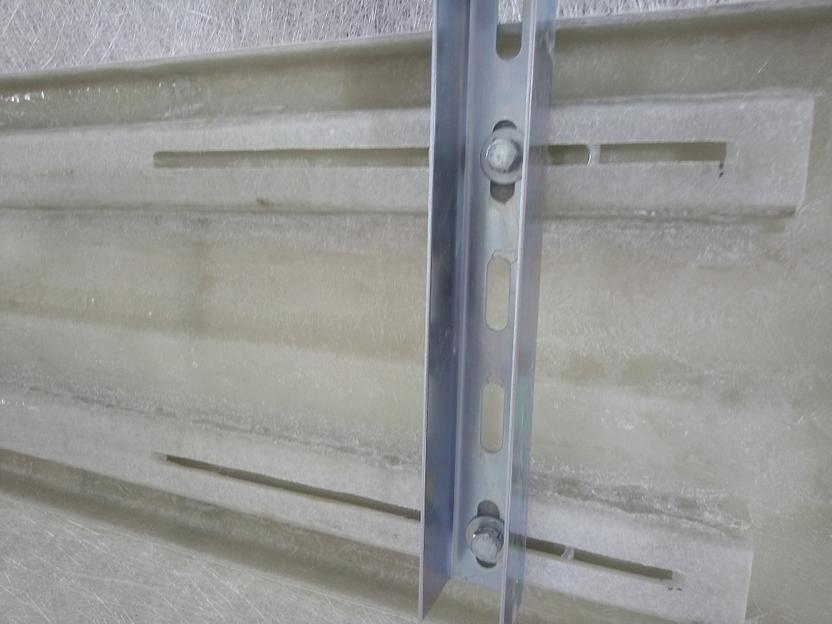 Боковая защита фургона, отбойник (длина 1000 мм) из стеклопластика ОПТ фото 10