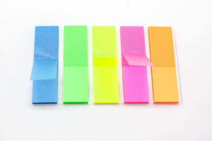 Закладки клейкие «Консул» 45х12 мм 5 цветов 20 листов, опт фото 1