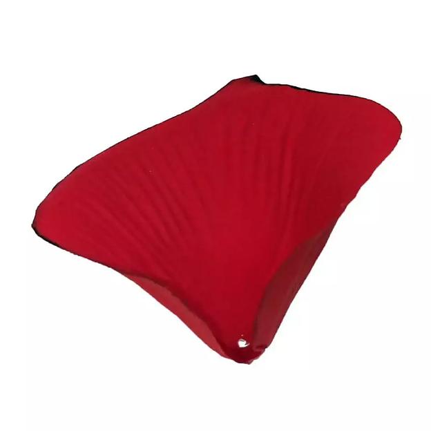 Заг-ка для каллы бархатной YZ-14 красной с кантом 1 слой 10,3см 1159шт/кг фото 2