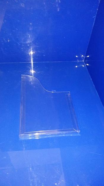 Карман пластиковый для информационных стендов ф-а4 объемный (глубокий вырез) фото 2