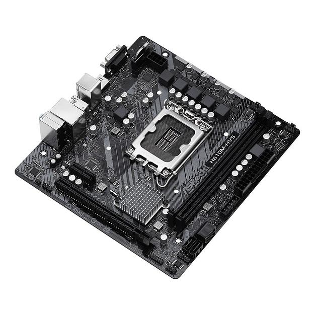 Материнская плата Asrock H610M-HVS Soc-1700 Intel H610 2xDDR4 mATX AC`97 8ch(7.1) GbLAN RAID+VGA+HDMI фото 4
