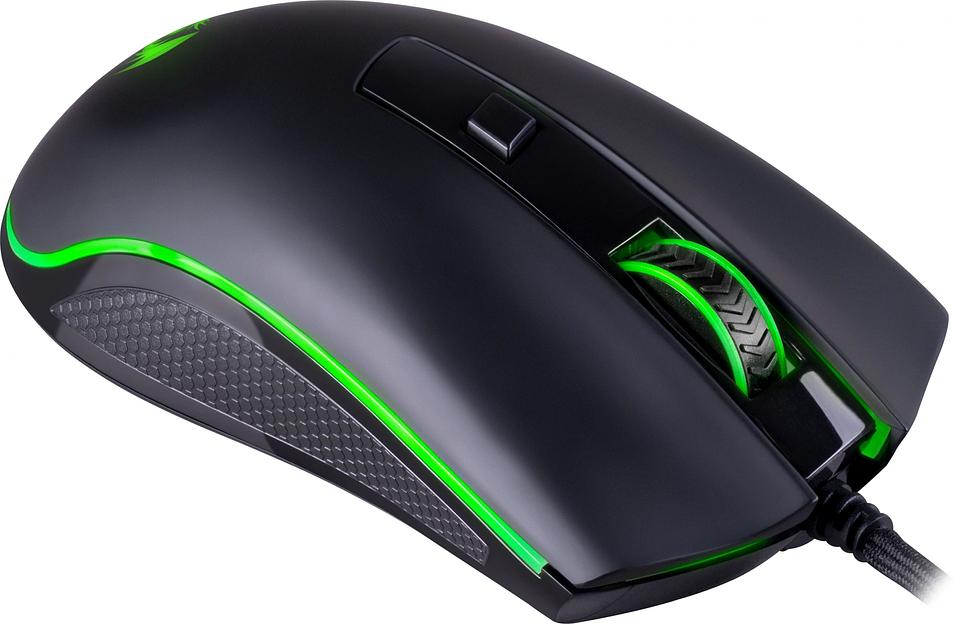 Мышь проводная Redragon Cypher 72075, черный, 12800 dpi, USB, кнопки - 7 фото 2